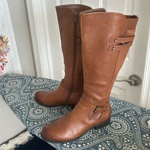 Naturalizer Brown Jackie Leather tall Boots. US Women’s Size 9.5 M